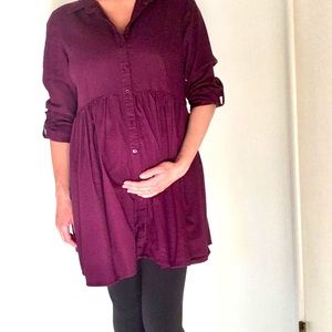 Maternity Shirt Dress